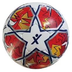 voetbal Champion Rood Geel 330-350gr, 21cm-SportX