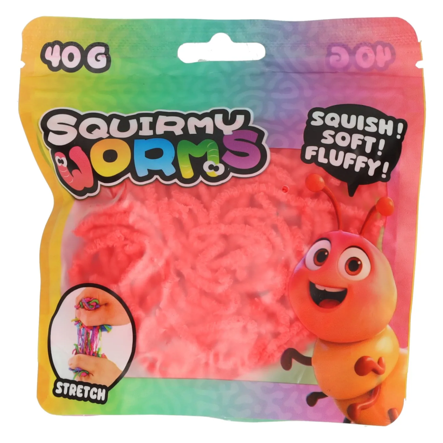Squirmy Wormen Kleur - 40gr.-Johntoy New