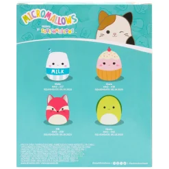 Squishmallows Knuffel Pluche - Micromallows, 4-Pack Outlet