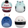 Squishmallows Knuffel Pluche Micromallows - Solenn, Dear, Preeti, Ukee, 4-pack Hot