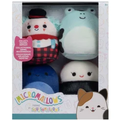 Squishmallows Knuffel Pluche Micromallows - Solenn, Dear, Preeti, Ukee, 4-pack Hot