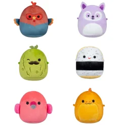 Squishmallows Knuffel Pluche Micromallows - Charles, Onel, Mo, Cookie, Reed, Layla, 6-Pack Best