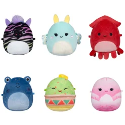 Squishmallows Knuffel Pluche Micromallows - Elin, Altman, Gideon, Agnolo, Safiyah, Connie, 6-Pack Hot