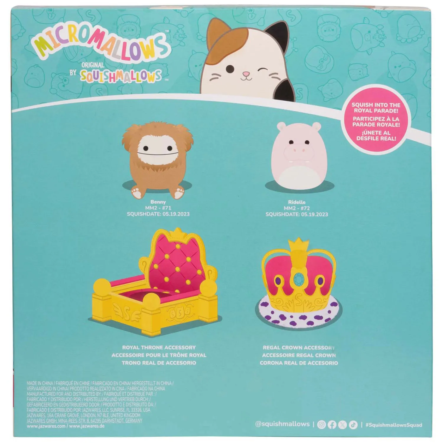 Knuffel Pluche Micromallows - Parade Float, 4dlg.-Squishmallows Sale