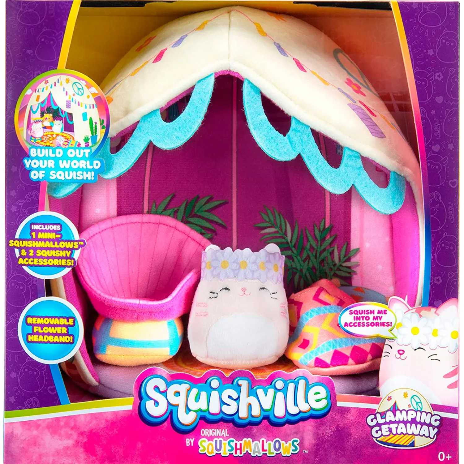 Squishville Glamping Getaway Deluxe Speelset-Squishmallows New