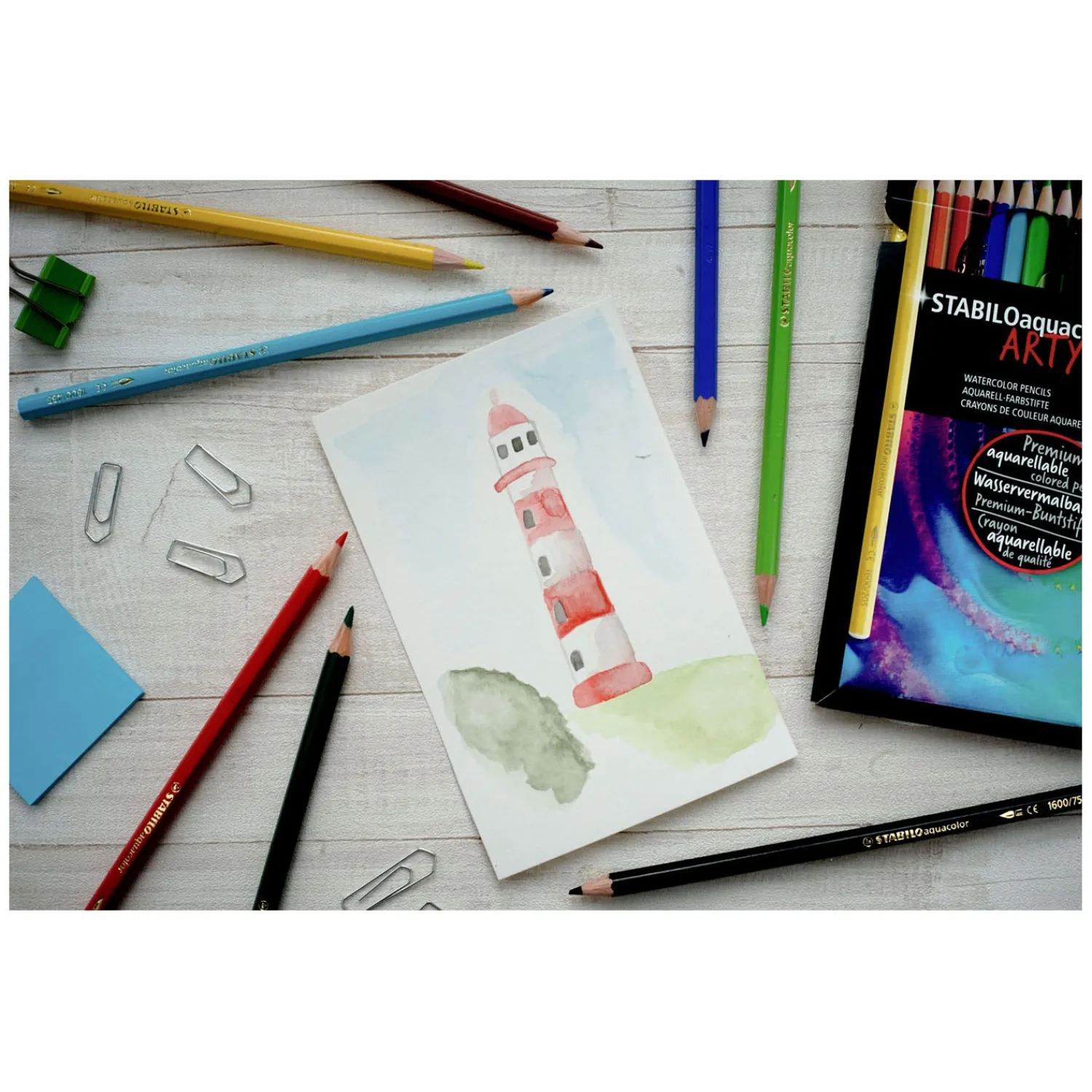 Aquacolor - Aquarel Kleurpotlood - ARTY - Set 36 St.>Stabilo Clearance