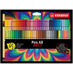 Stabilo Pen 68 - Viltstift - ARTY - Set Met 65 Stuks Best