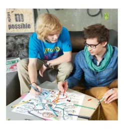 Pen 68 - Viltstift - ColorParade - Set 20 Stuks- Antraciet/Lichtblauw-Stabilo Outlet