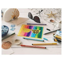 Pen 68 - Viltstift - Vermiljoen Pastel (68/30)><noscript><img width=