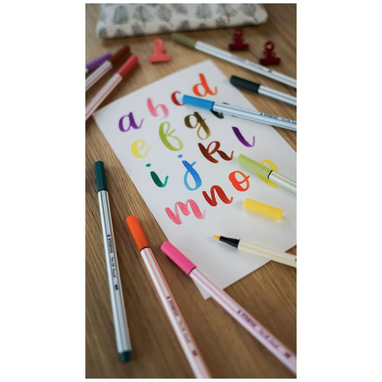 Stabilo Pen 68 Brush - Viltstift - ARTY - Set Met 30 Stuks Discount