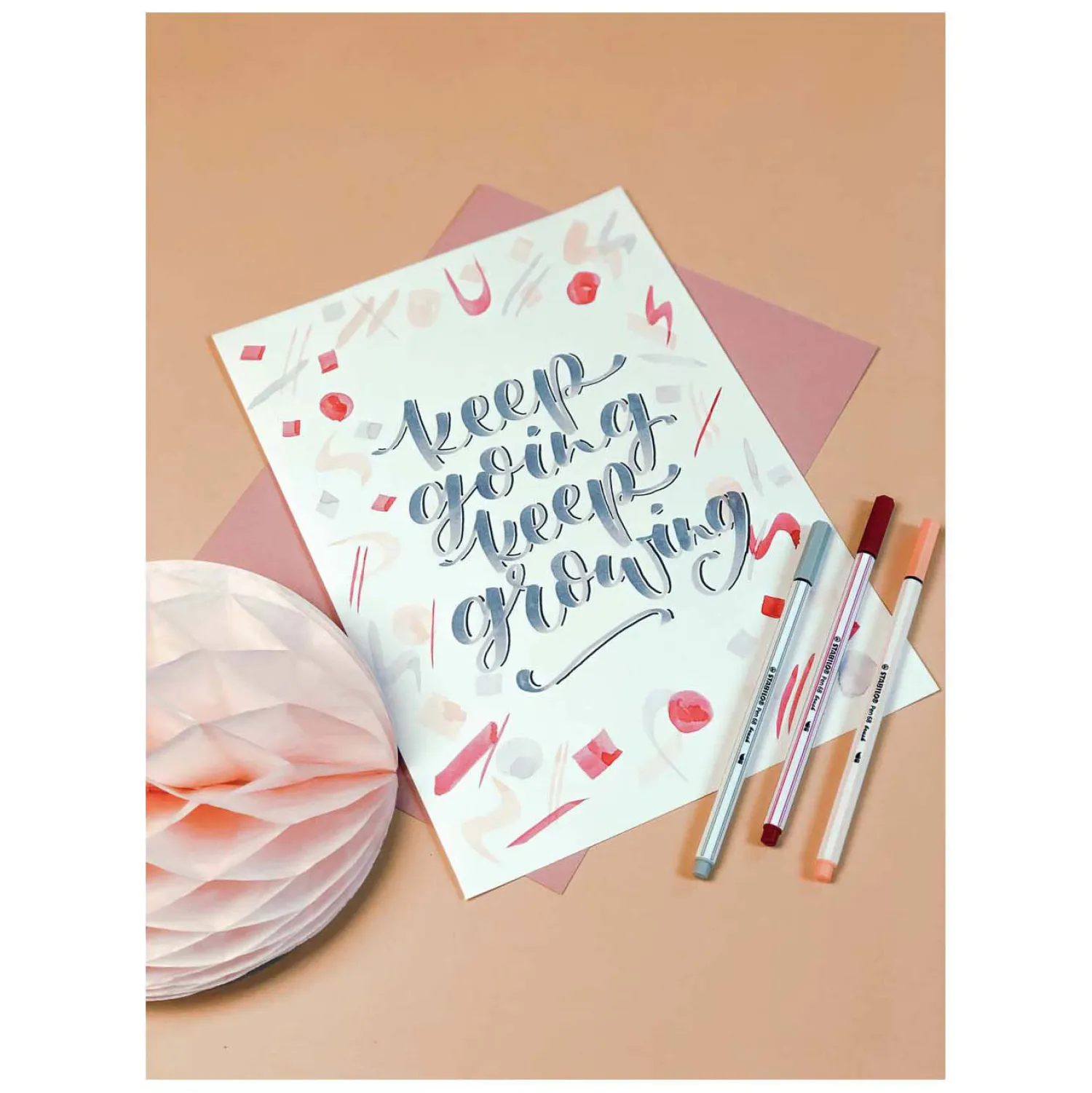 Stabilo Pen 68 Brush - Viltstift - Roestig Rood (47) Best