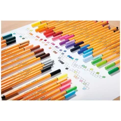 Stabilo point 88 - Fineliner - ColorParade - Set 20 Stuks Hot