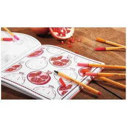 Stabilo point 88 - Fineliner - ColorParade - Set 20 Stuks Hot