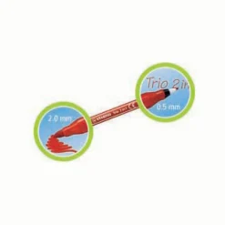 Stabilo Trio 2 in 1 - Viltstift En Fineliner In Een - Set 10 Stuks Discount