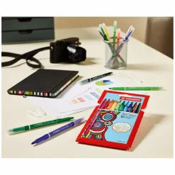 Stabilo Trio 2 in 1 - Viltstift En Fineliner In Een - Set 10 Stuks Discount
