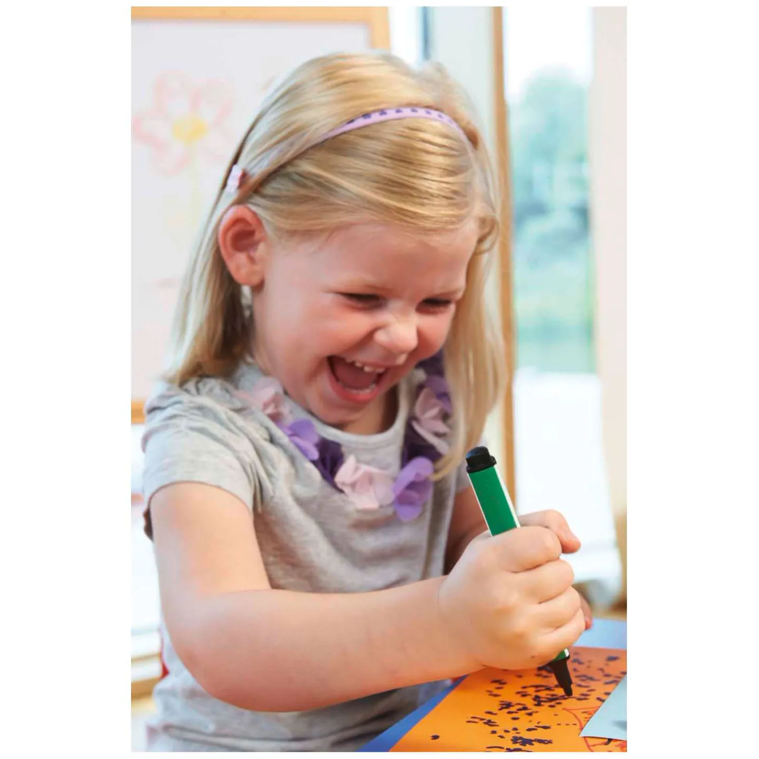 Trio Scribbi - Viltstift Met Meeverende Punt - Set 14 St.-Stabilo Best