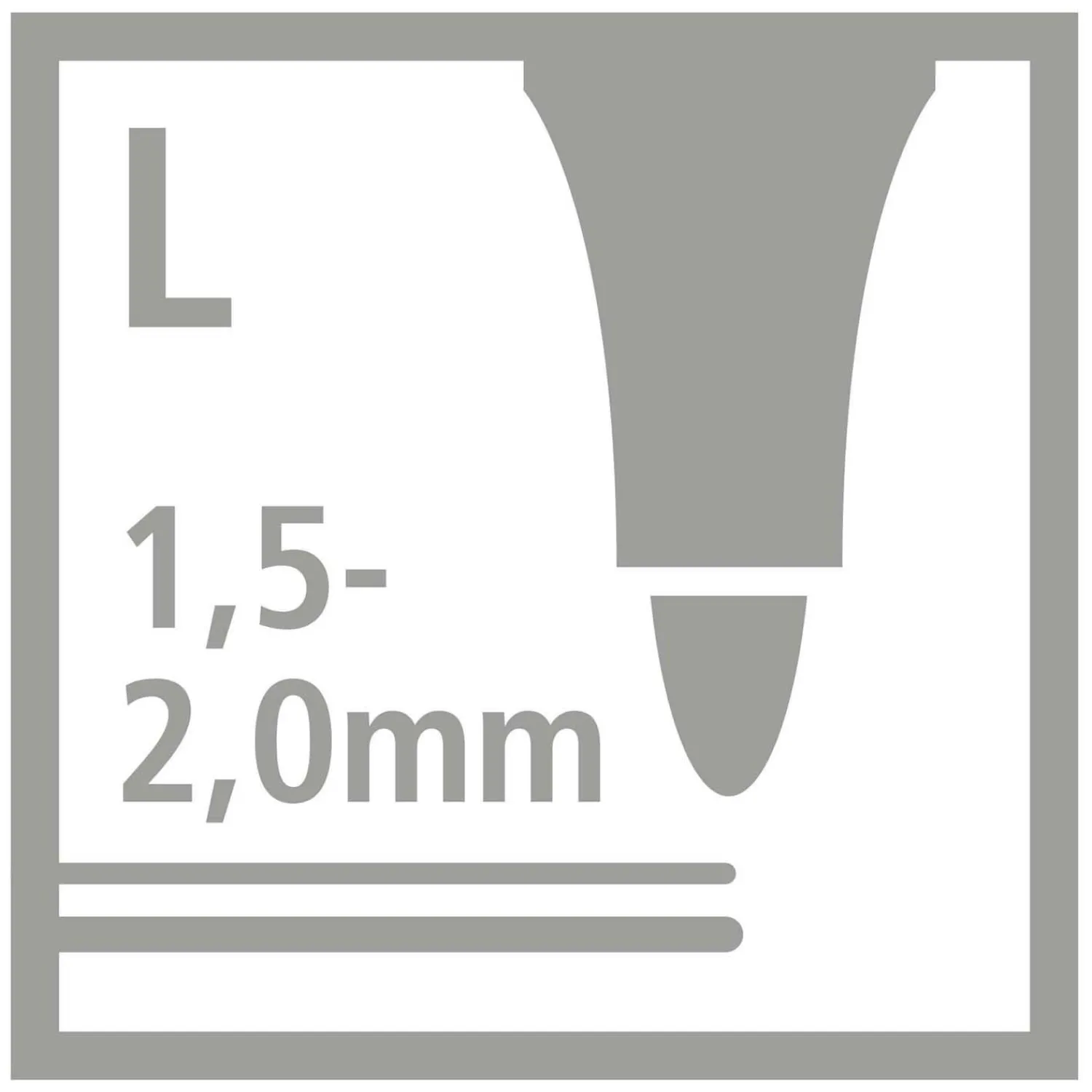 Trio Scribbi - Viltstift Met Meeverende Punt - Set 14 St.-Stabilo Best