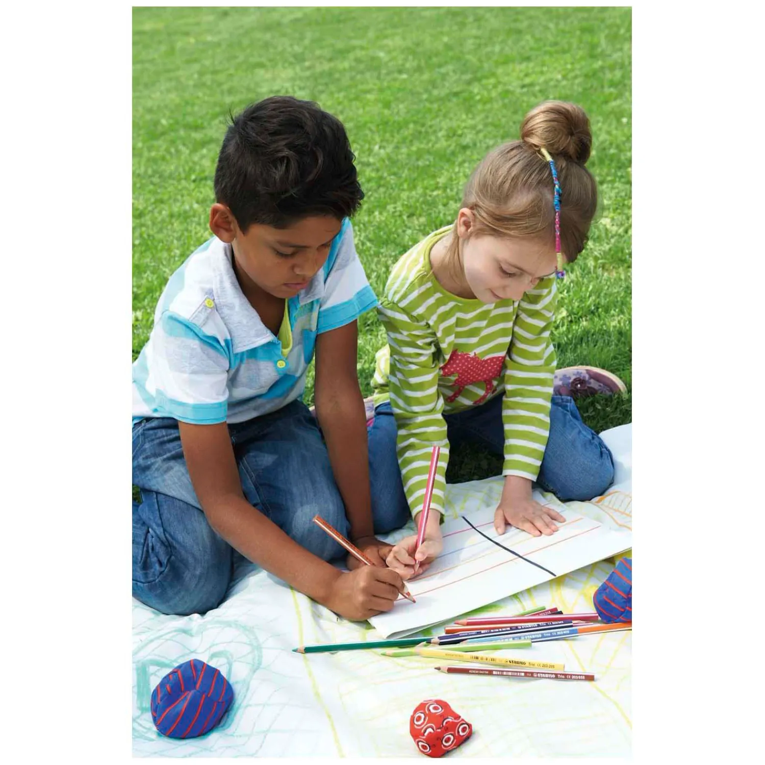 Stabilo Trio Thick - Dik Driekantig Kleurpotlood - Set 12 St. Sale