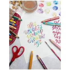 woody 3 in 1 - Multitalent Kleurpotlood - ARTY - Set 18 St. + Puntenslijper><noscript><img width=