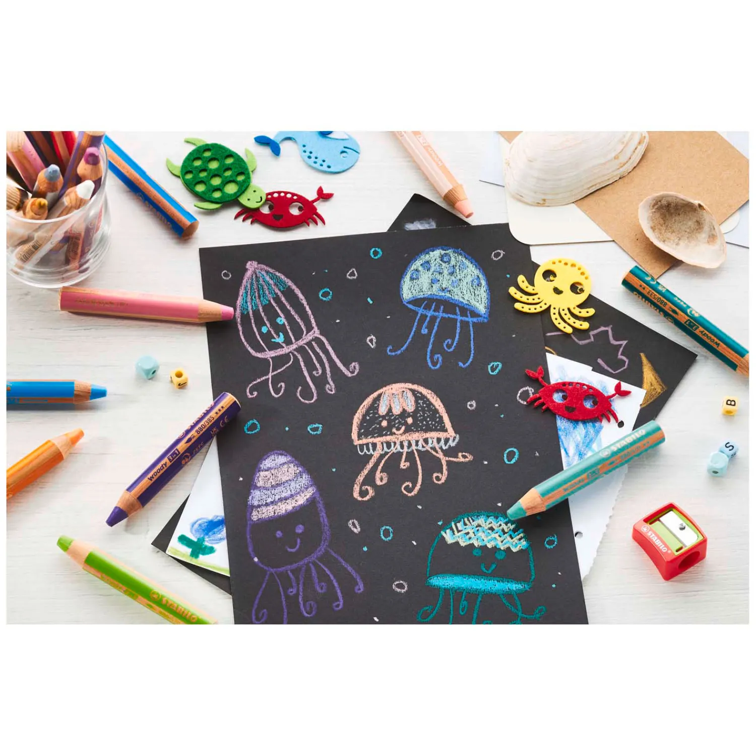 woody 3 in 1 - Multitalent potlood - Set 10 Stuks>Stabilo Clearance