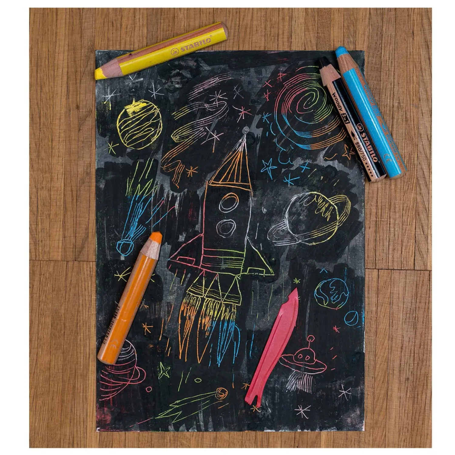 woody 3 in 1 - Multitalent potlood - Set 10 Stuks>Stabilo Clearance