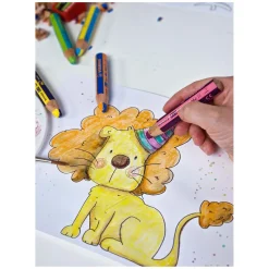 woody 3 in 1 Duo - Multitalent Kleurpotlood - Set 10 St. + Puntenslijper-STABILO Online