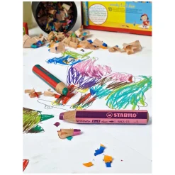 woody 3 in 1 Duo - Multitalent Kleurpotlood - Set 10 St. + Puntenslijper-STABILO Online