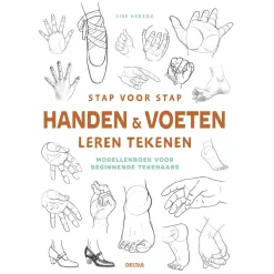 Stap voor Stap Handen en Voeten Leren Tekenen Hobbyboek>Deltas Hot