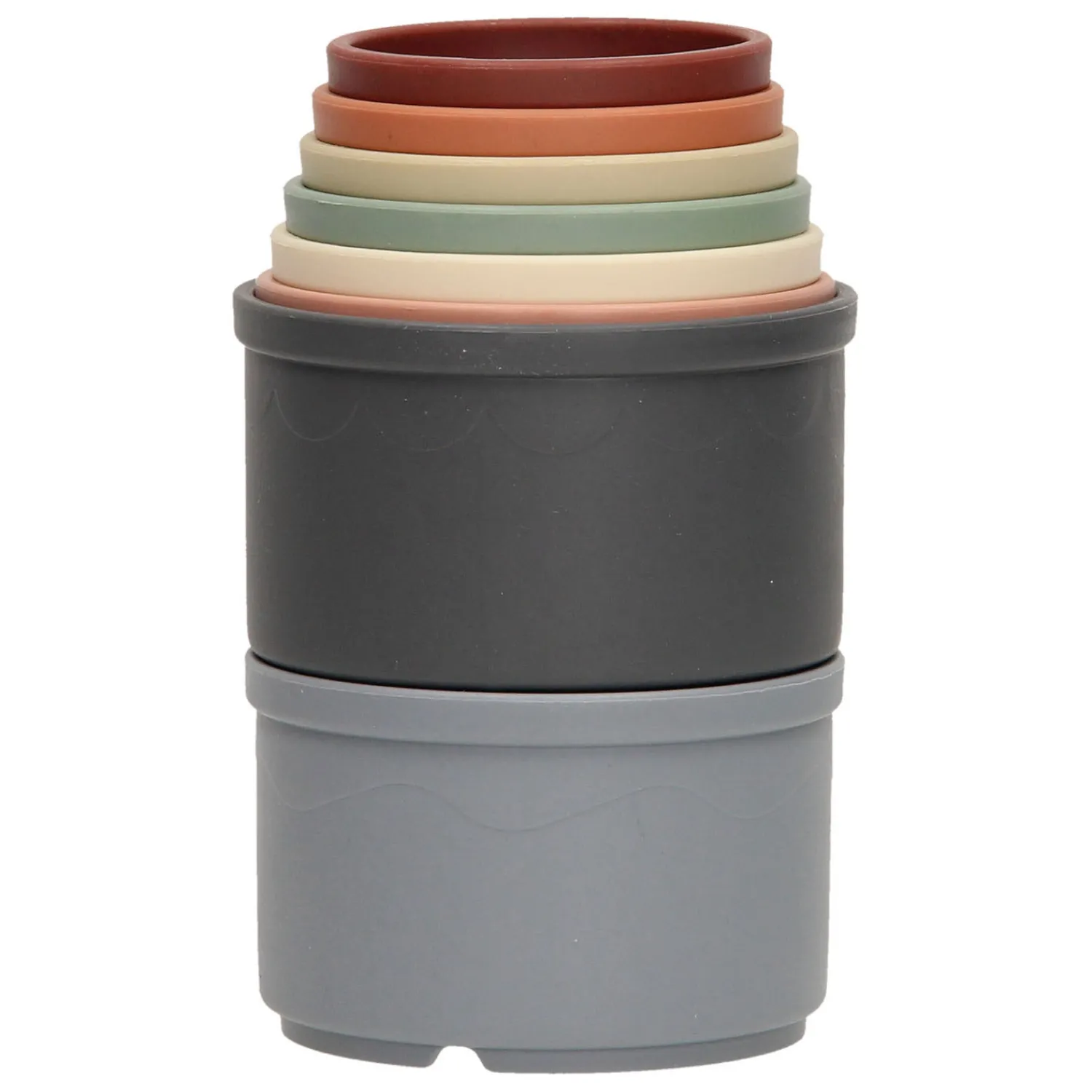 Stapelbekers Pastel, 8dlg.> Hot