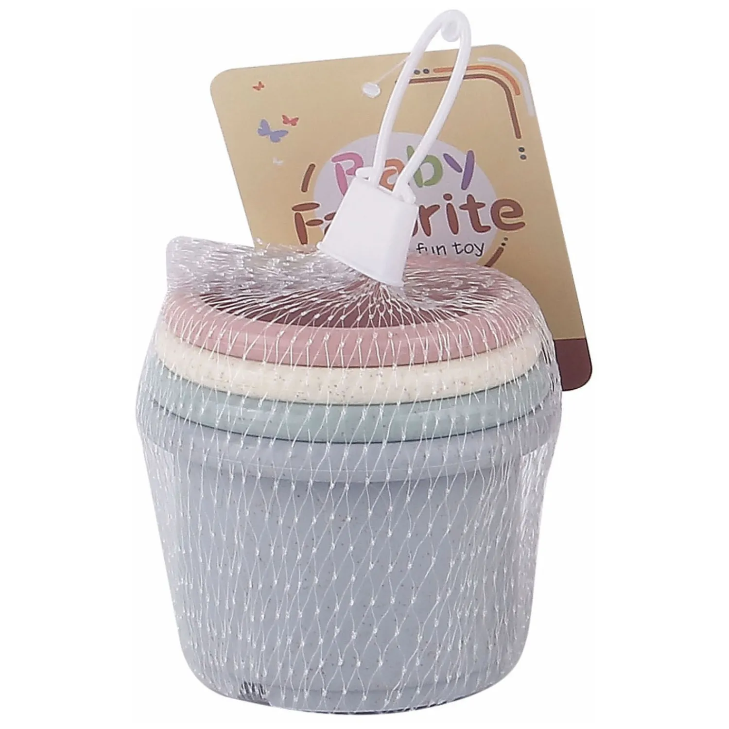 Stapelbekers Pastel, 4dlg.> Outlet