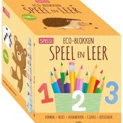 Stapeltoren Eco-Blokken Speel en Leer + Boek>Rebo Publishers