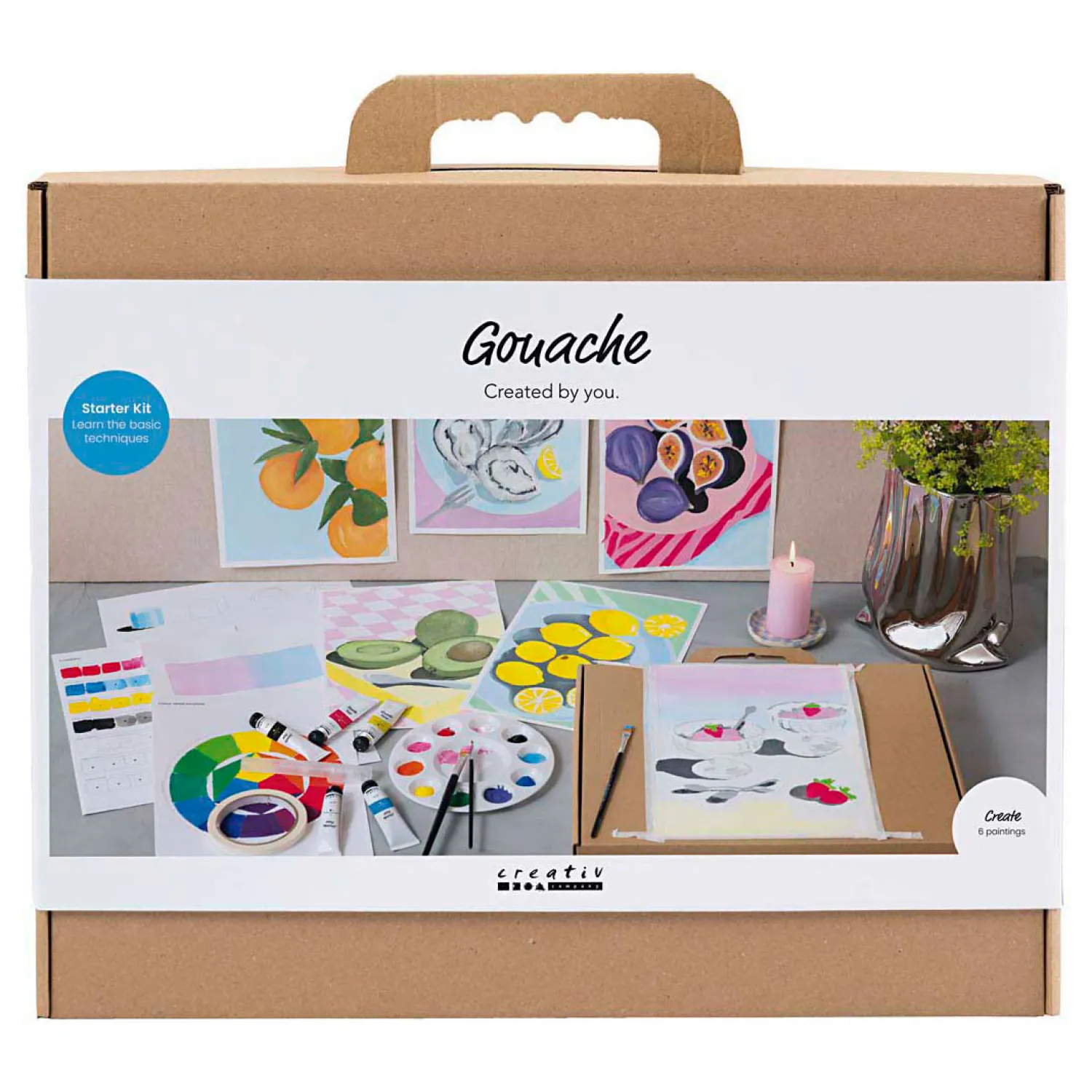 Starter Hobbyset Gouache Schilderijen-Creativ Company Online