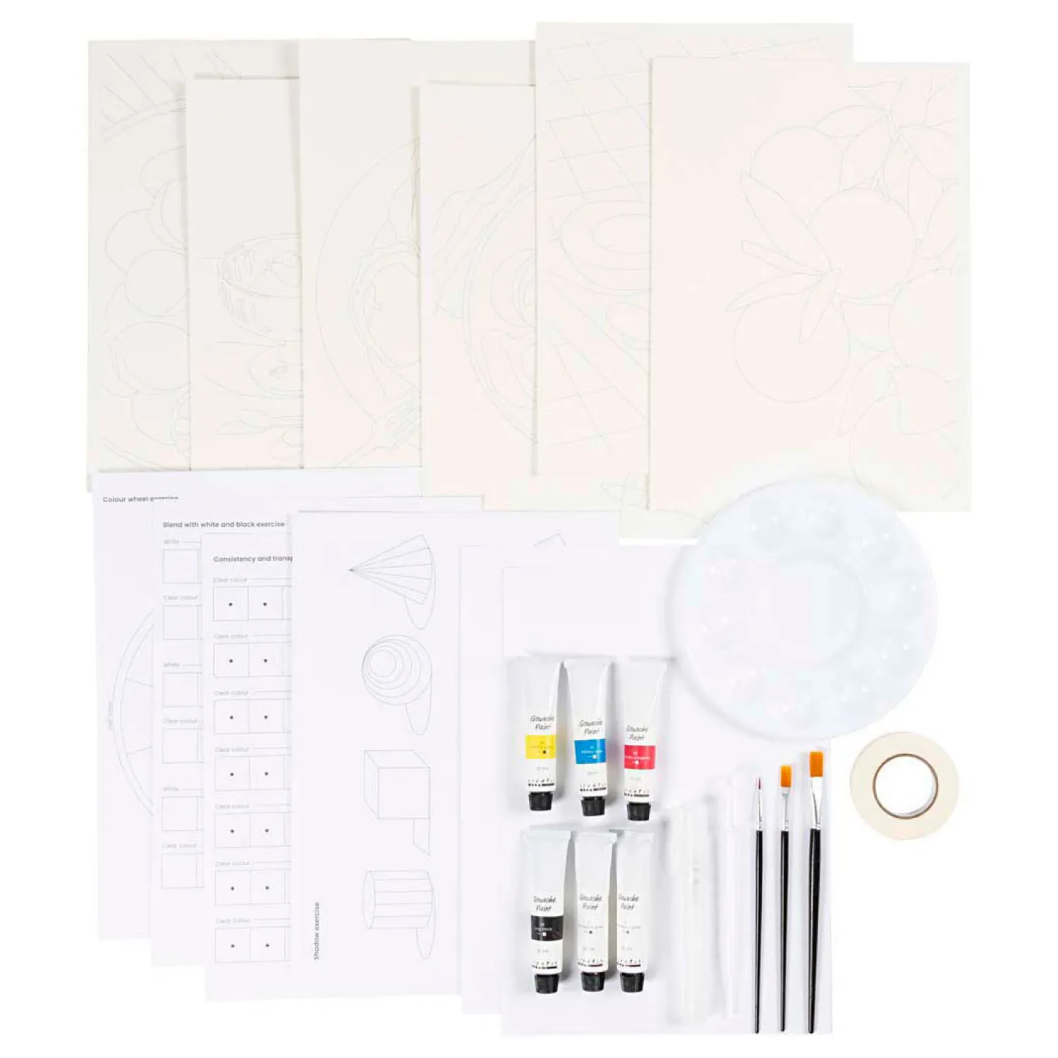 Starter Hobbyset Gouache Schilderijen-Creativ Company Online