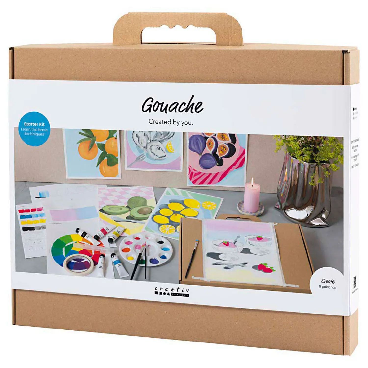 Starter Hobbyset Gouache Schilderijen-Creativ Company Online