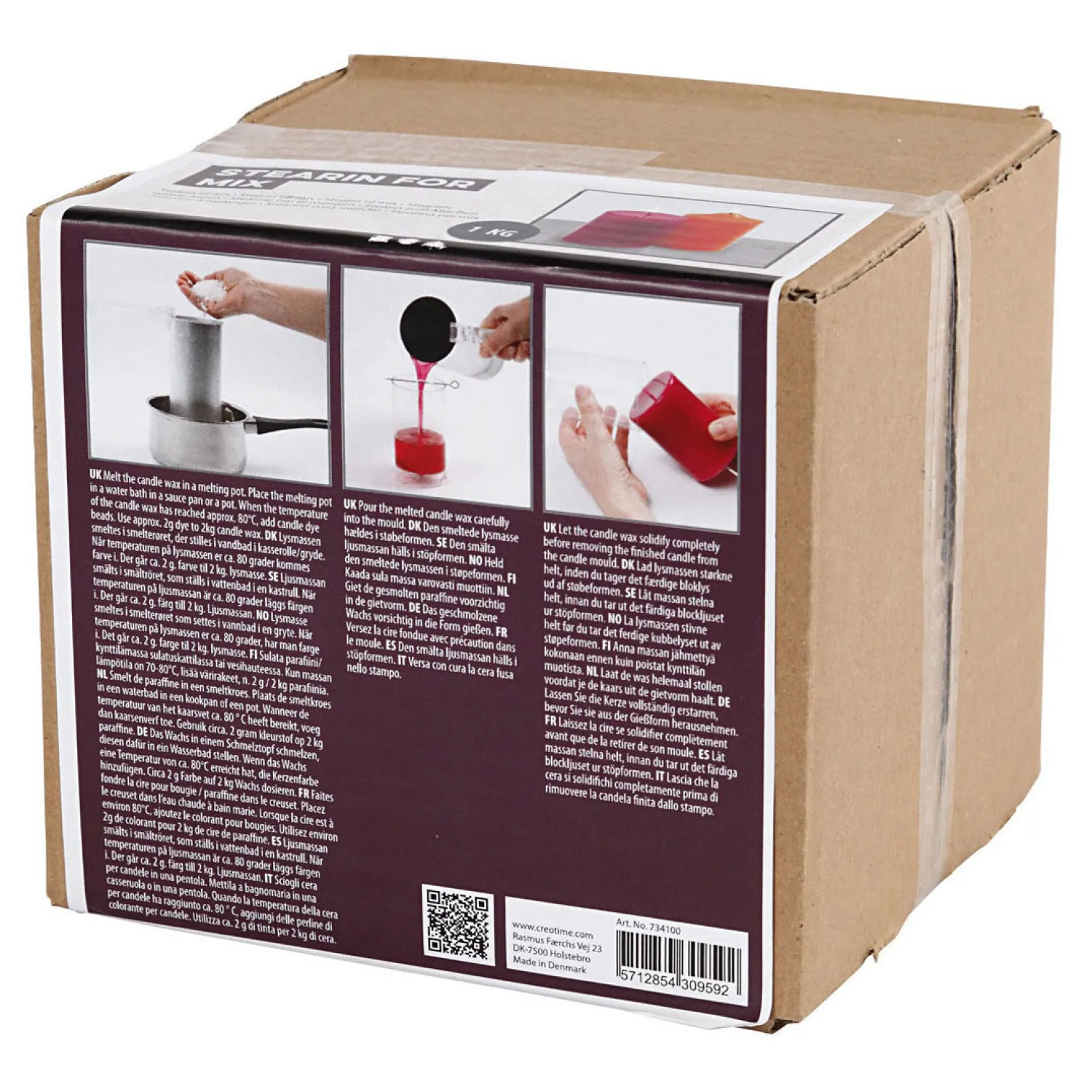 Stearine Om Te Mengen, 1kg>Creativ Company Outlet