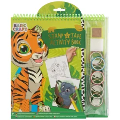 Creative Craft Group Stempel en Tape Activiteitenboek - Tijger Best