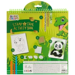 Creative Craft Group Stempel en Tape Activiteitenboek - Tijger Best
