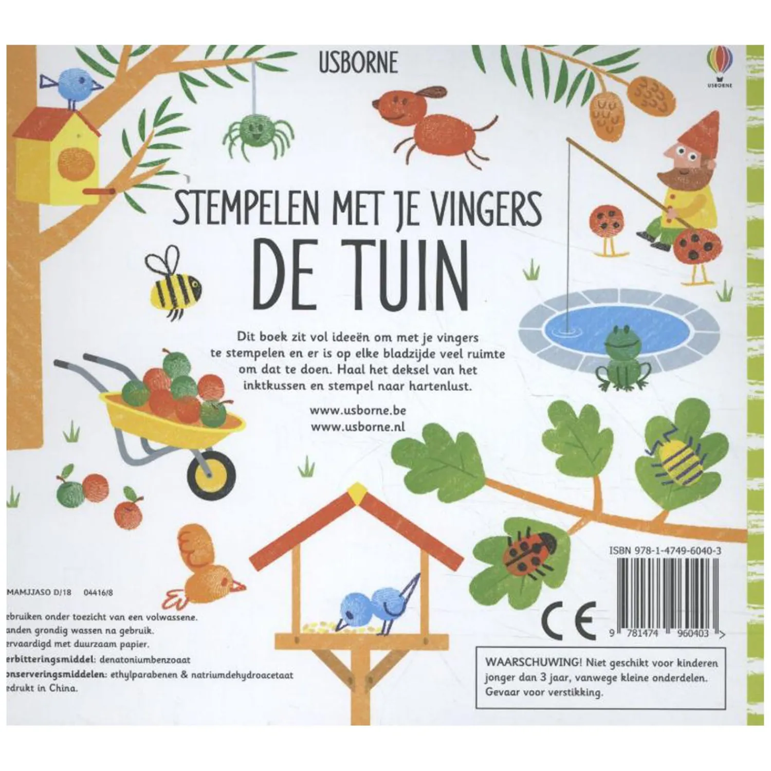 Stempelen met je vingers - De Tuin-WPG Uitgevers Best