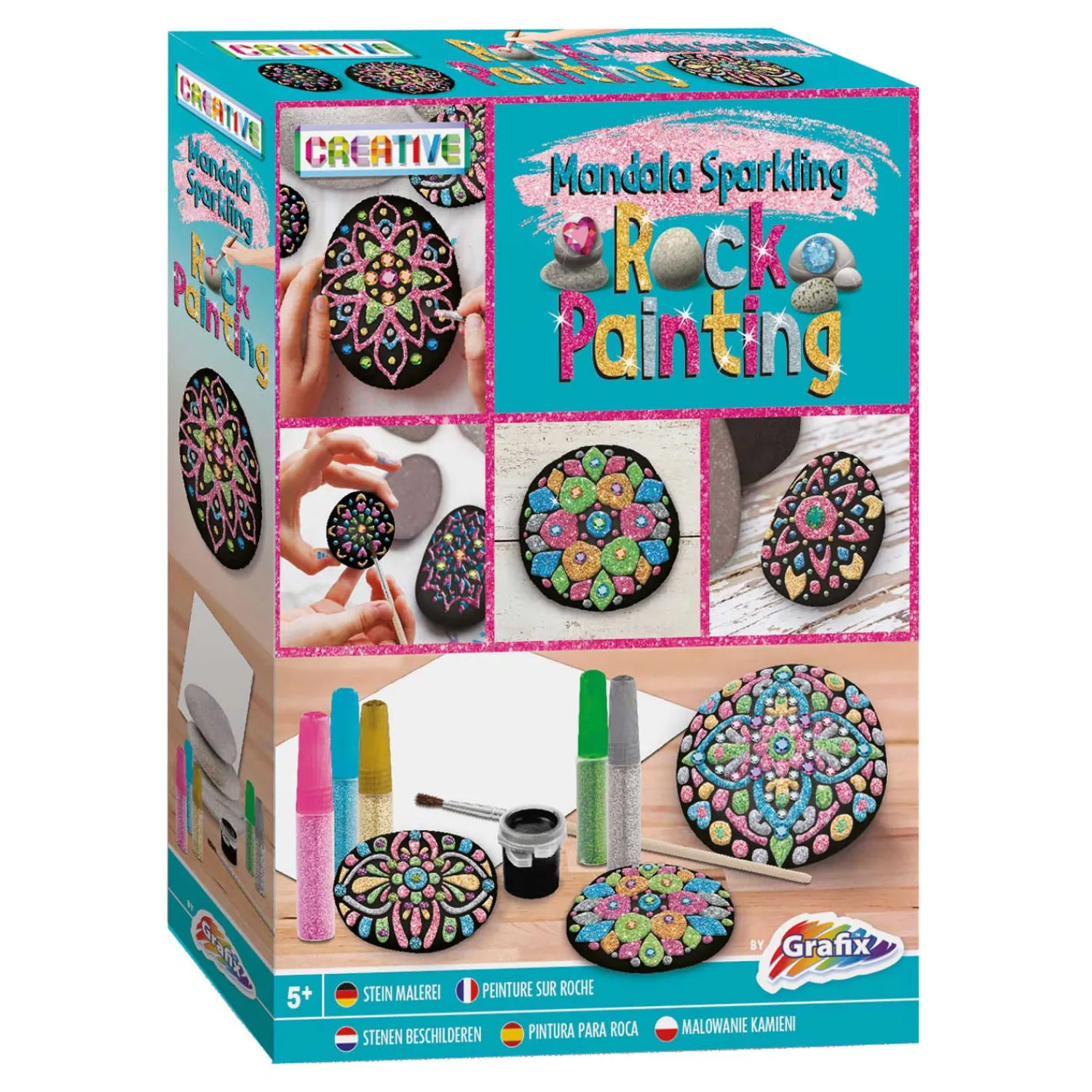 Stenen Beschilderen Mandala Sparkling-Grafix Best