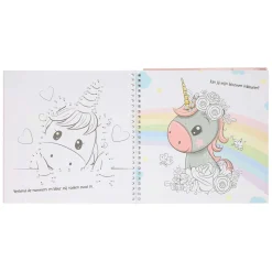 Mondikaarten Sticker- en Sjablonenboek Ik hou van Unicorns Sale