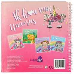 Mondikaarten Sticker- en Sjablonenboek Ik hou van Unicorns Sale