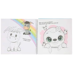 Mondikaarten Sticker- en Sjablonenboek Ik hou van Dieren