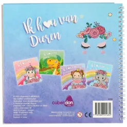 Mondikaarten Sticker- en Sjablonenboek Ik hou van Dieren