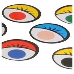 Sticker Ogen Kleur, 2000st.>Creativ Company Online