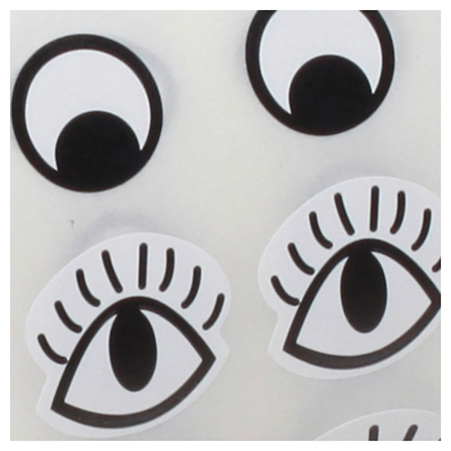 Sticker Ogen Zwart Wit, 2000st.-Creativ Company Online