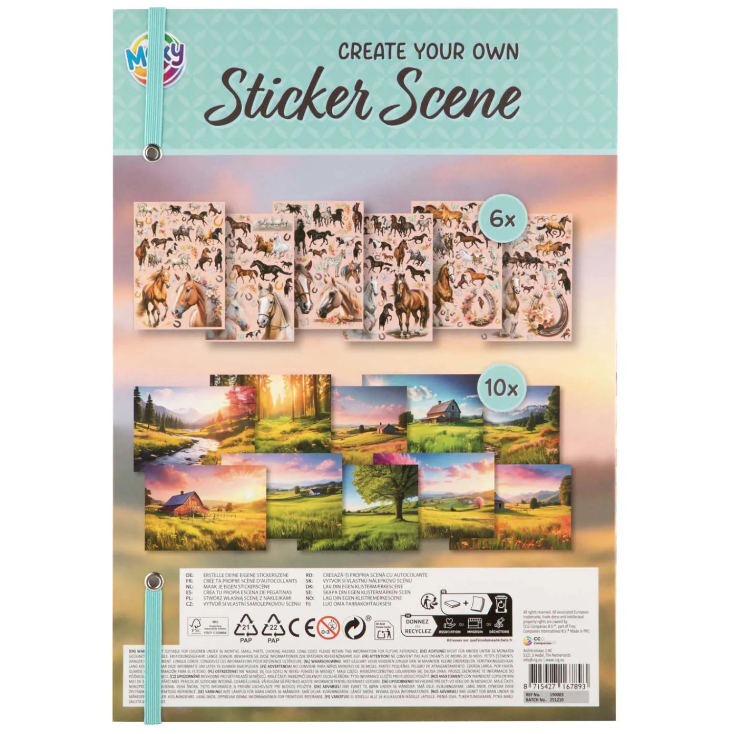 Sticker scene book A4, 200+ stickers-Creative Craft Group Sale