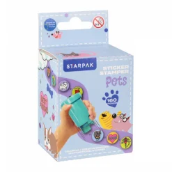 Sticker Stempel Dieren, 160st. New