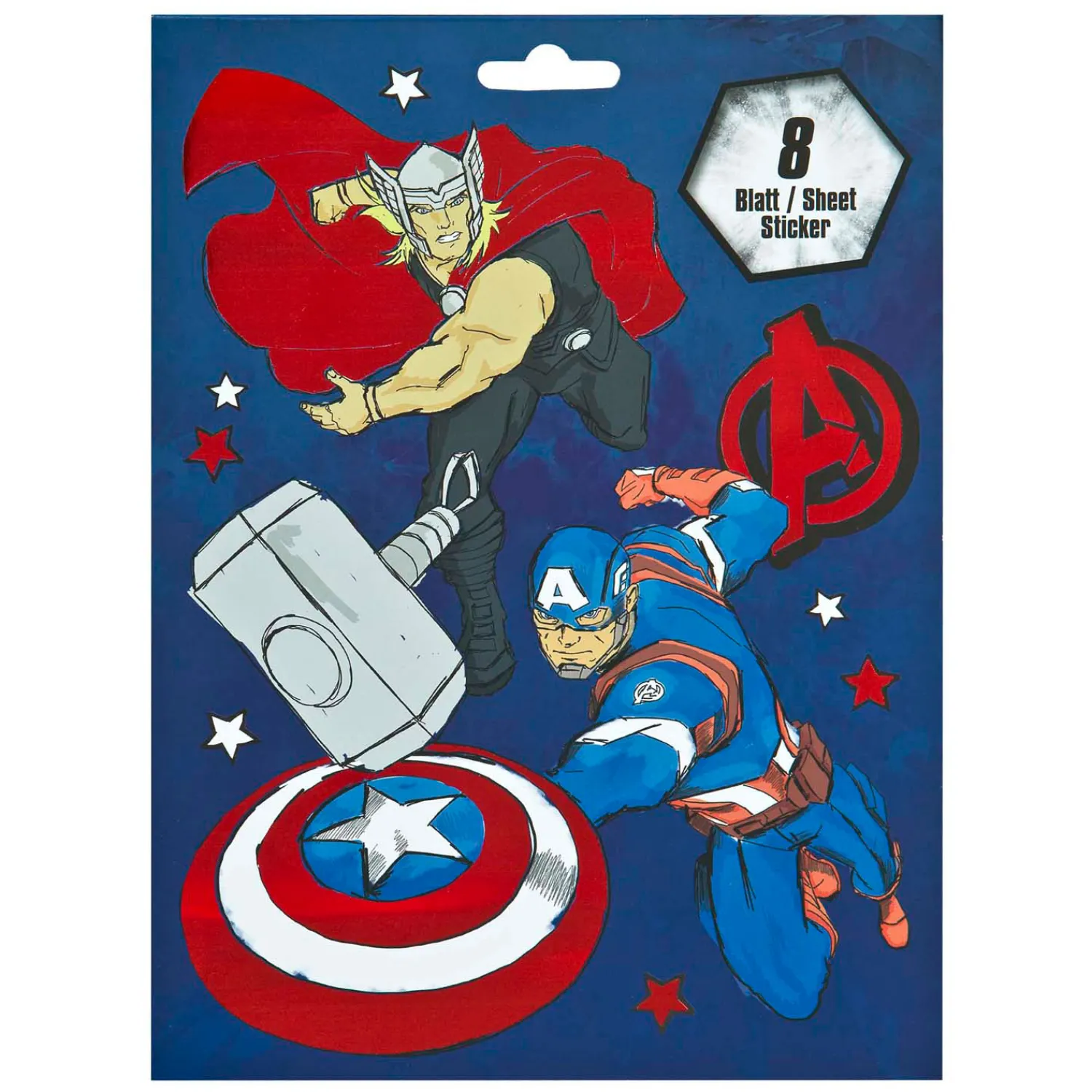 Stickerboek Avengers met 8 Vellen-Undercover Sale