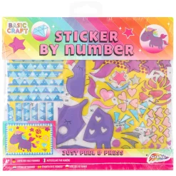 Stickeren op Nummer - Eenhoorn>Grafix Clearance