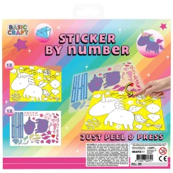 Stickeren op Nummer - Eenhoorn>Grafix Clearance